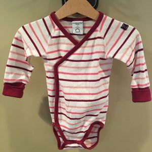 4-6M Polarn O. Pyret striped onesie